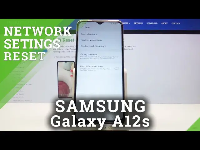 'Video thumbnail for How to Reset Network Settings on SAMSUNG Galaxy A12s – Restore Network Settings'