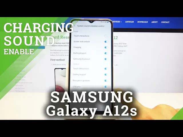 'Video thumbnail for How to Enable Charging Sounds on SAMSUNG Galaxy A12s – Turn On Charging Sounds'