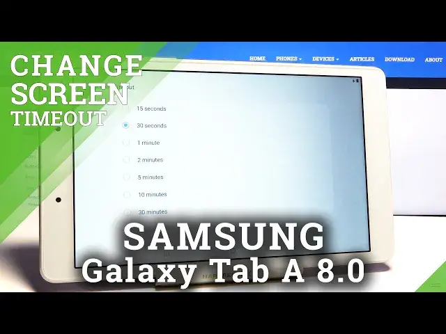 'Video thumbnail for How to Manage Screen Timeout in SAMSUNG Galaxy Tab A 8.0 – Display Sleep Time'