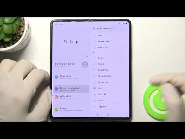 'Video thumbnail for How to Change Notifications Sound in Samsung Galaxy Z Fold 3 5G?'