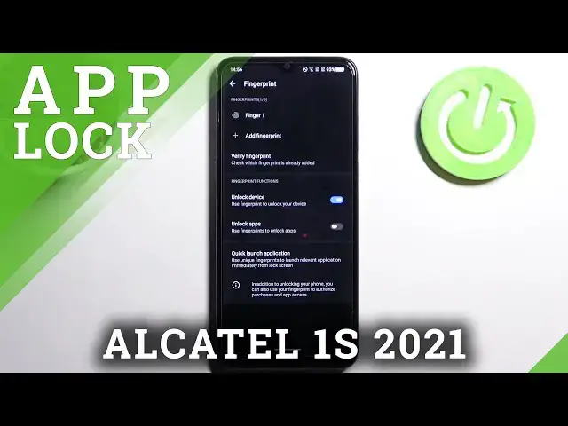 Video thumbnail for How to Lock Apps with Fingerprint in Alcatel 1S 2021  – Add App Lock