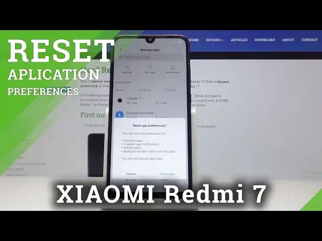 'Video thumbnail for How to Reset App Preferences in XIAOMI Redmi 7 – Restore App Settings'
