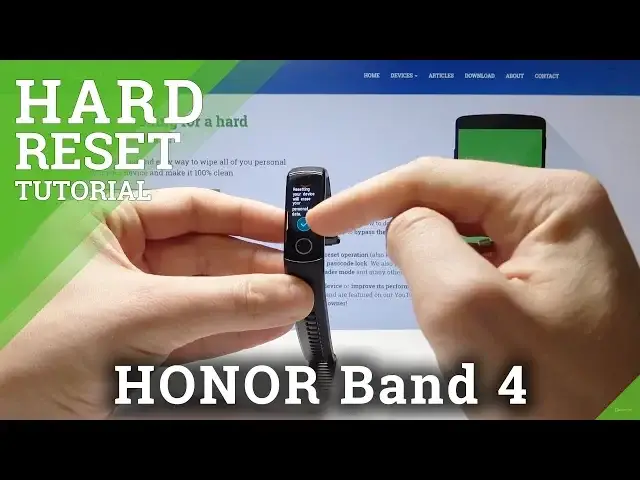 'Video thumbnail for How to Hard Reset HONOR Band 4 - Reset Settings & Format'