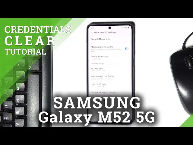 'Video thumbnail for How to Clear Credentials in SAMSUNG Galaxy M52 5G – Remove Credential Storage'
