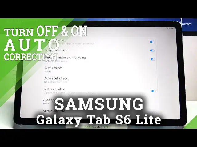 'Video thumbnail for How to Use Text Auto Correction Options in SAMSUNG Galaxy Tab S6 Lite – Turn On Auto Correction'