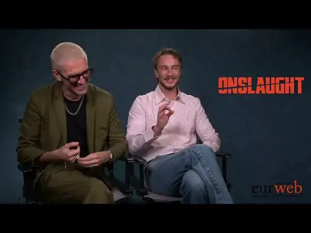 Video thumbnail for Onslaught Stars Drew Starkey & Dan Stevens on Adam Wingard’s Unusual Approach