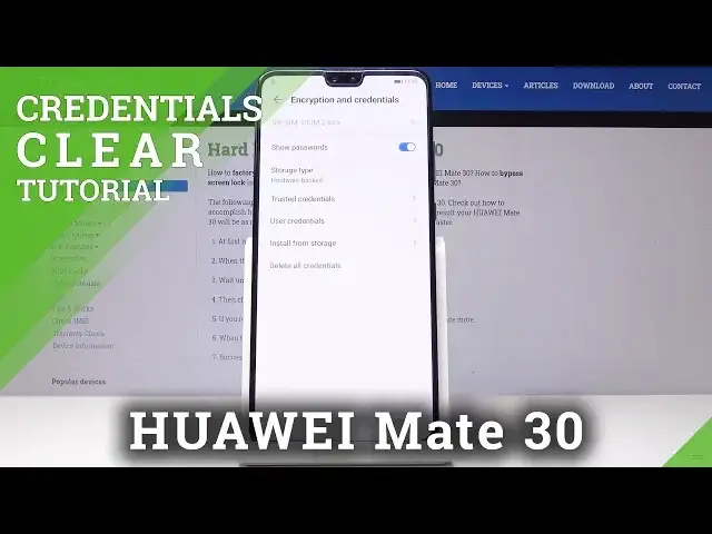 'Video thumbnail for How to Clear Credentials in HUAWEI Mate 30 - Erase All Licenses'