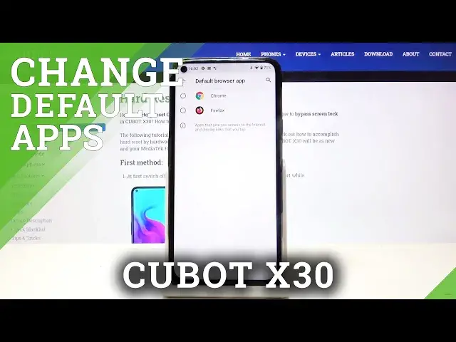 'Video thumbnail for Change Default Browser - CUBOT X30 & Default Apps List Managing'