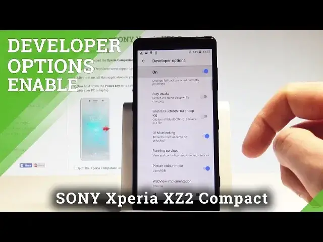 'Video thumbnail for How to Allow Developer Options in SONY Xperia XZ2 Compact - USB Debugging |HardReset.Info'