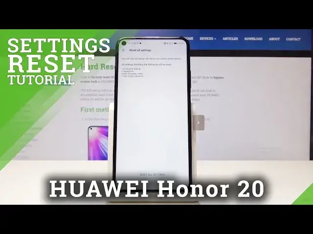 Video thumbnail for How to Reset Settings in HUAWEI Honor 20 - Restore Default Settings