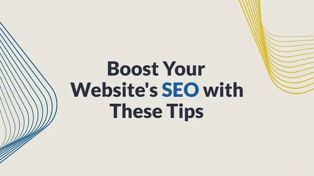 Video thumbnail for Boost Your Website's SEO with These Tips