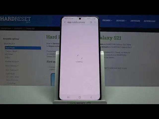 'Video thumbnail for How to Turn Off App Notifications on SAMSUNG Galaxy S21 – Manage App Notifications'