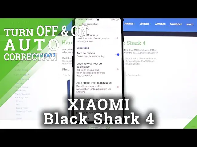 Video thumbnail for How to Turn On Auto Correction on XIAOMI Black Shark 4 - Disable Auto Correction