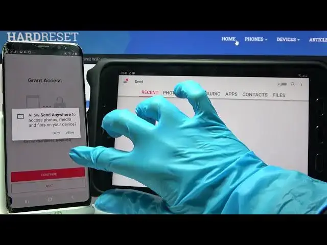 Video thumbnail for How to Transfer Files From SAMSUNG Device to SAMSUNG Galaxy Tab Active2 - Use Send Anywhere App