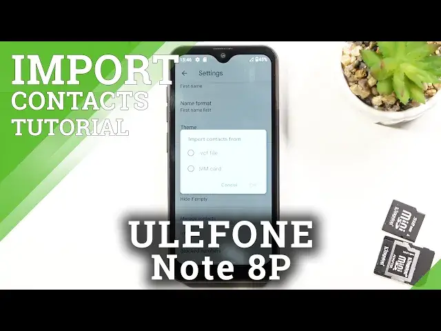 Video thumbnail for How to Copy Contacts on ULEFONE Note 8P – Move Contacts List from SIM Card to Phone Storage