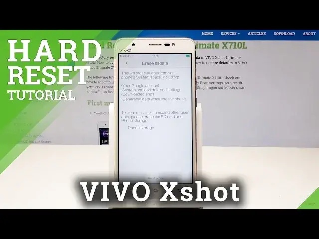 Video thumbnail for Factory Reset VIVO Xshot - Restore Defaults / Wipe Data / Hard Reset