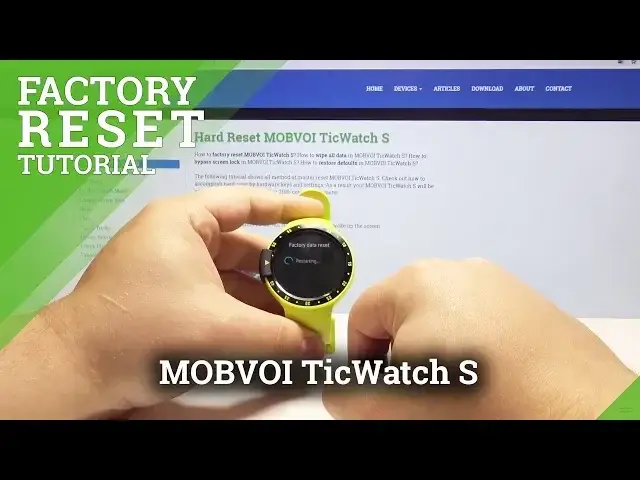 'Video thumbnail for How to Hard Reset MOBVOI TicWatch S – Factory Reset / Restore Watch'