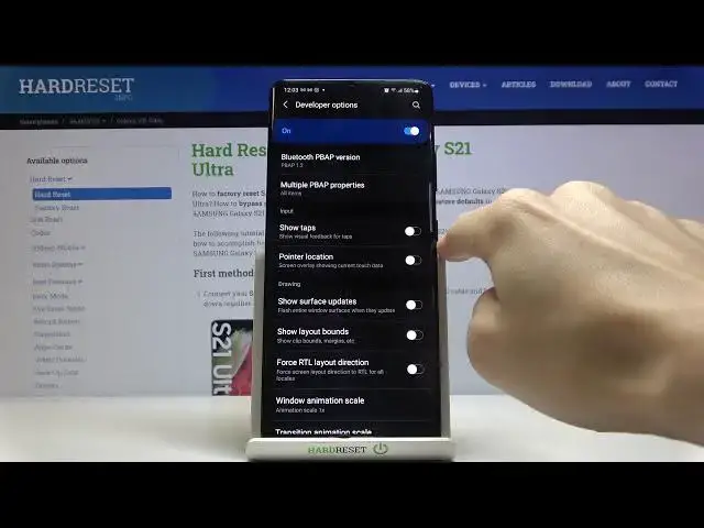 'Video thumbnail for How to Enable Show Taps in SAMSUNG Galaxy S21 Ultra – Show Visual Feedback for Taps'