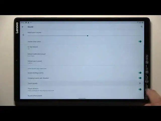 'Video thumbnail for LENOVO TAB M10+ How To Enable & Disable Touch Sounds'