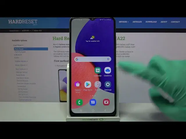 'Video thumbnail for How to Check Phone Specifications in SAMSUNG Galaxy A22'