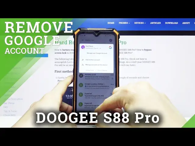 'Video thumbnail for How to Logout from Gmail Account in Doogee S88 Pro?'