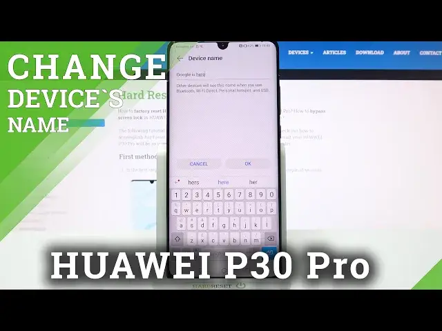 'Video thumbnail for Rename HUAWEI P30 Pro - Change Gadget Name'