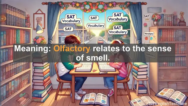Video thumbnail for 5000 Must Know SAT Vocabulary - Olfactory: Exploring the Sense of Smell for SAT Vocabulary