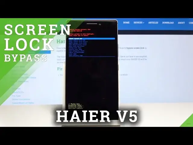 'Video thumbnail for HAIER V5 HARD RESET / Bypass Screen Lock Method'