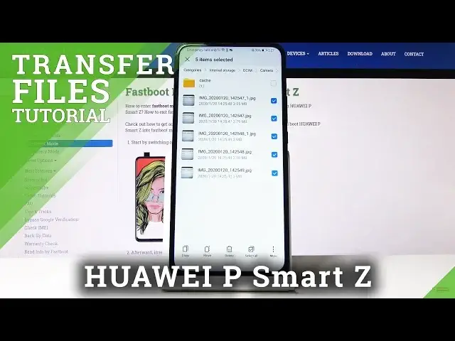 Video thumbnail for How to Transfer Data in HUAWEI P Smart Z – Move Files