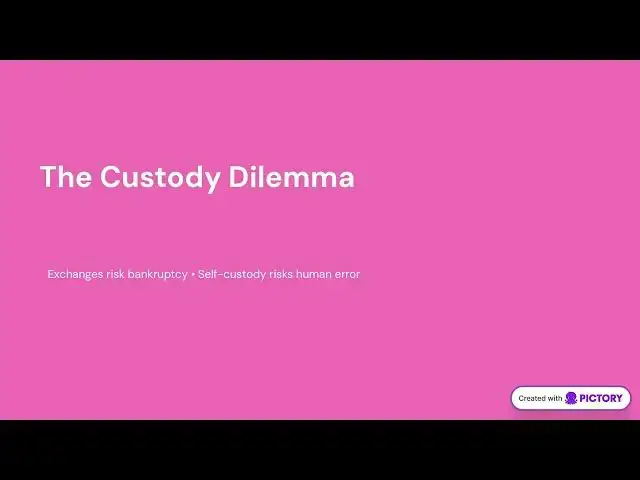 Video thumbnail for Leaving your bitcoin on a centralized exchange?