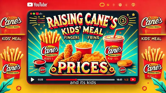 Video thumbnail for Raising Cane's Kids' Meal Prices
