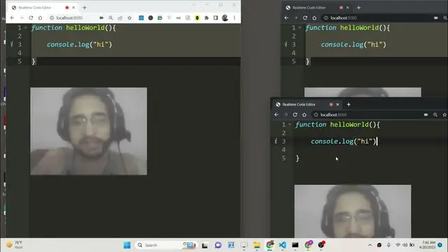 Video thumbnail for Node.js Express Project to Build Realtime WebRTC Video Chat Code Editor Using Socket.io