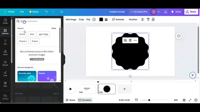 Video thumbnail for How to make round logo with canva l Canva tutorial