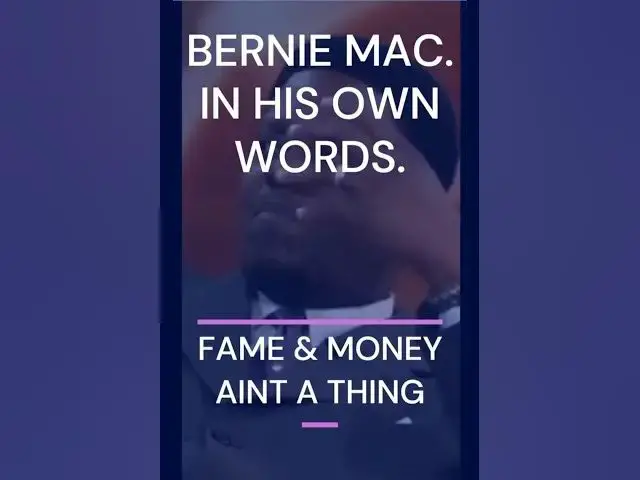 Video thumbnail for 😂 Bernie Mac in His Own Words — “Money Ain’t a Thing”  🎬🔥#BernieMac #ComedyClassic