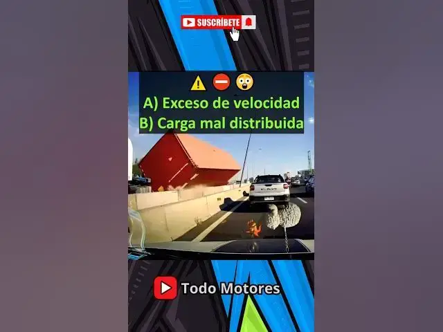 Video thumbnail for ⛔¿Qué causó este incidente en la carretera?