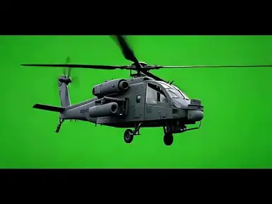 'Video thumbnail for UH 60 Black Hawk Rotorcraft in Action on Green Screen'