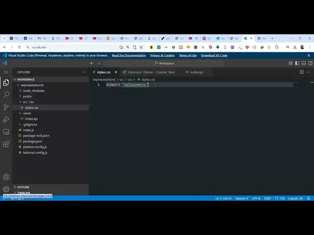 Video thumbnail for Visual Studio Code Tutorial to Open IDE in Browser to Edit and Write Code in Browser