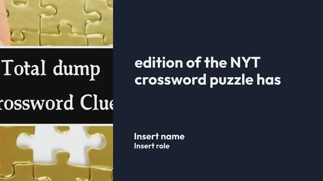 Video thumbnail for NYT Total dump Crossword Clue Puzzle Answer from September 24, 2024