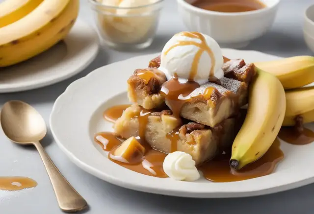 Video thumbnail for Banana Bread Pudding