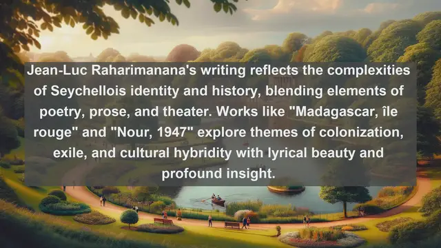 Video thumbnail for Exploring Seychellois Literary Legends: Top 10 Famous Writers in Seychelles