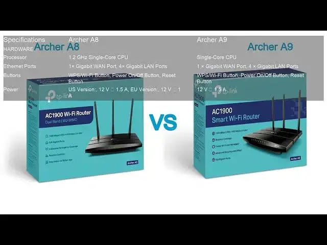 Video thumbnail for Archer A8 VS Archer A9