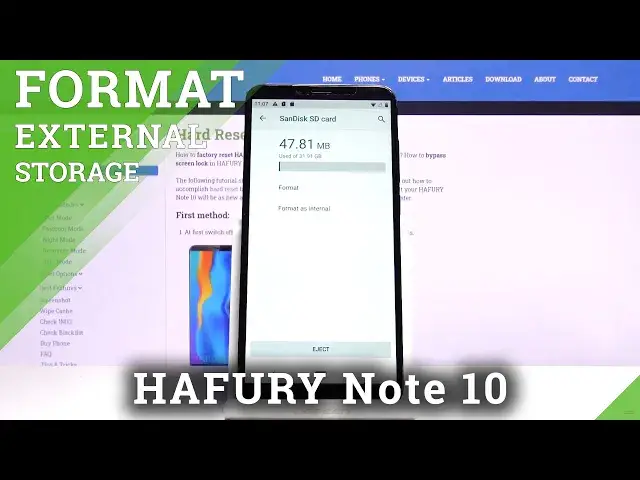 Video thumbnail for How to Format SD Card on HAFURY Note 10 – Reset SD Card
