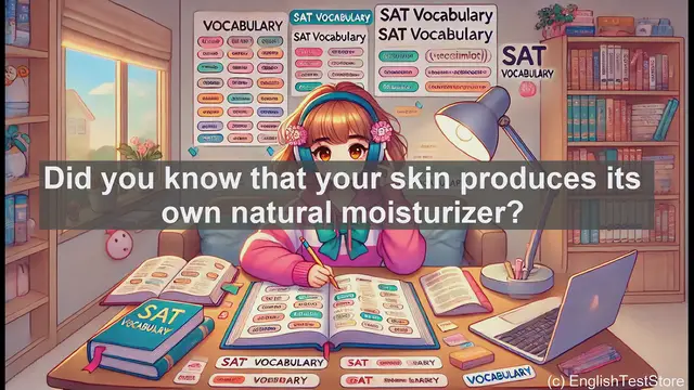 Video thumbnail for 5000 Must Know SAT Vocabulary - Sebaceous: The Skin's Natural Moisturizer Explained