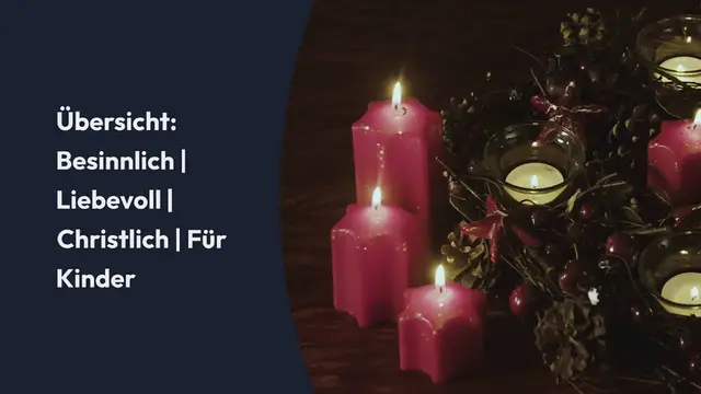 Video thumbnail for 12 Gedanken Zur Adventszeit: Zum Besinnen & Nachdenken