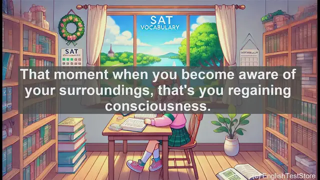 Video thumbnail for 5000 Must Know SAT Vocabulary - SAT Vocabulary: Understanding the Word 'Conscious'
