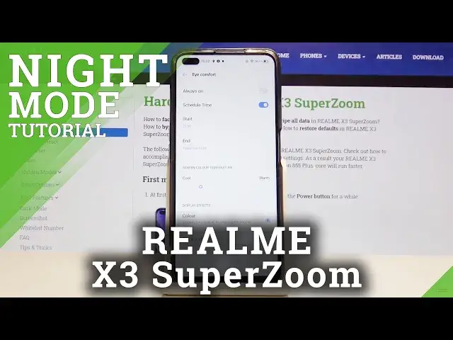 Video thumbnail for Eye Comfort Mode Activation - Night Shift in REALME X3 SuperZoom
