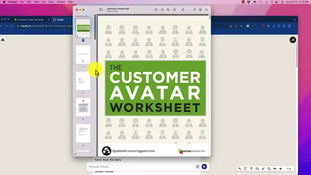 Video thumbnail for How To Create Customer Avatars With AI (Ai)