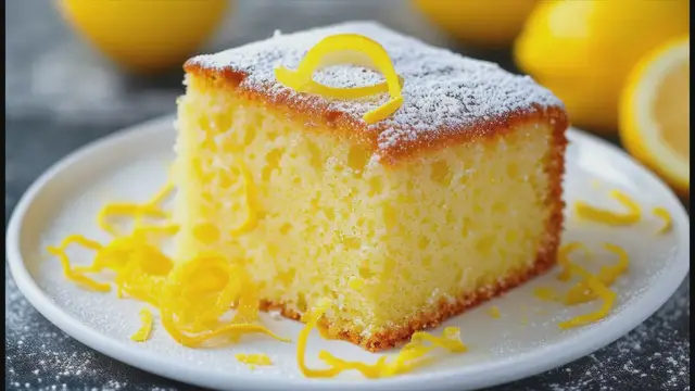 Video thumbnail for How to Make the Perfect Lemon Drizzle Cake at Home