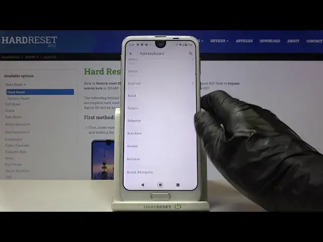 Video thumbnail for How to Change Keyboard Language in SHARP Aquos R2 – Manage Keyboard Settings