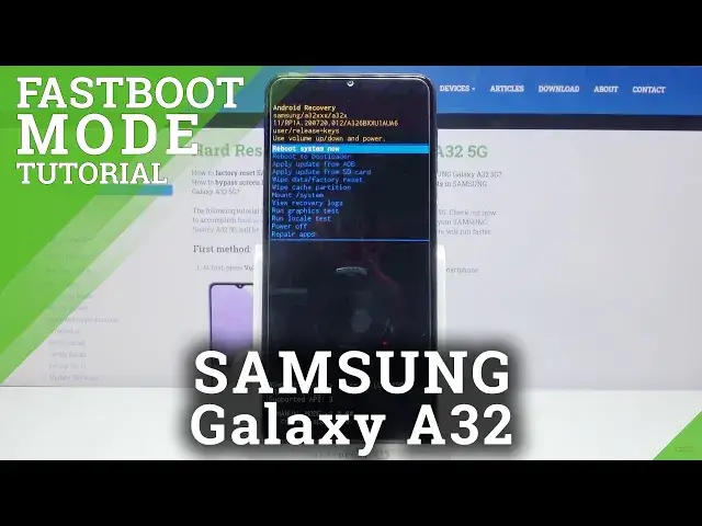 Video thumbnail for Fastboot Mode in SAMSUNG Galaxy A32 – Restore Android Backup / Flash Custom ROM